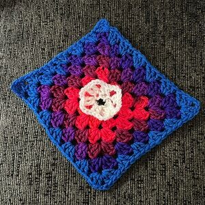 Neon Floral Wall Hanging